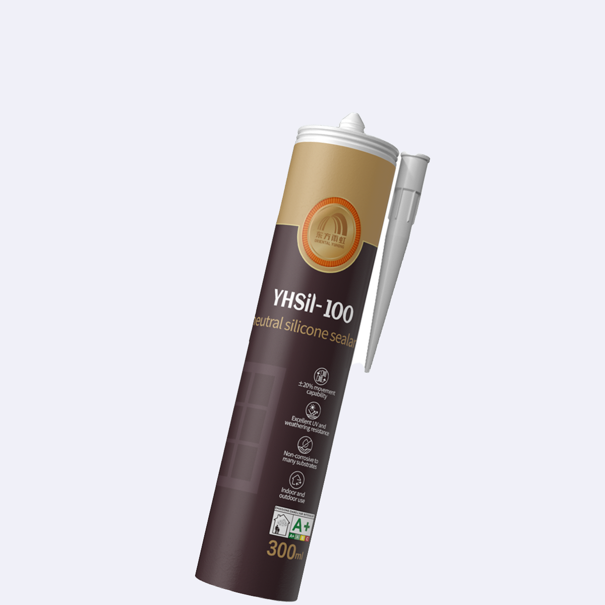 High-Performance Light Gray Silicone Sealant for Home and Industrial Use