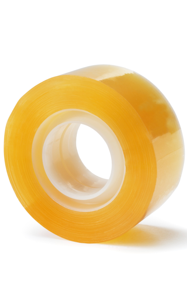 A base film for adhesive tapes