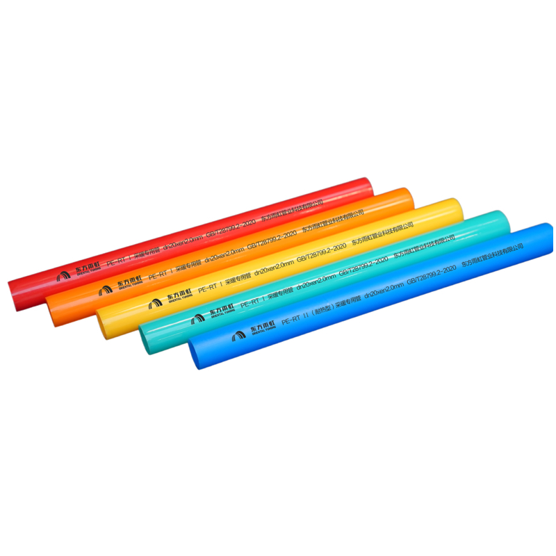 Heat-resistant polyethylene (PE-RT) piping system