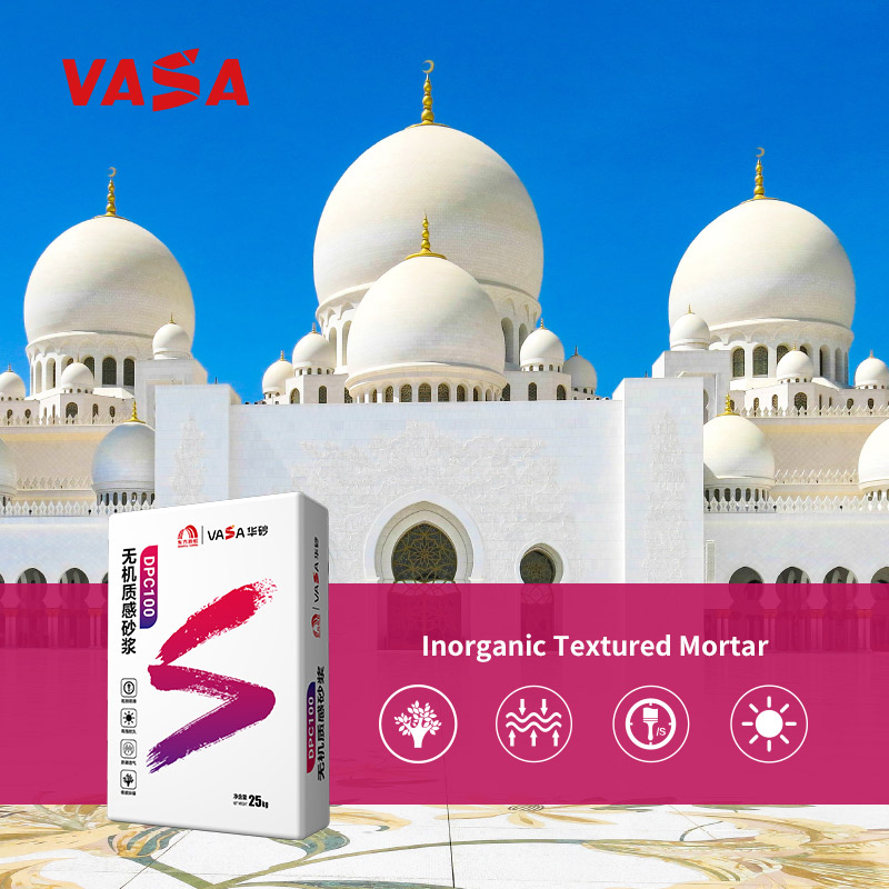 Inorganic Textured Mortar