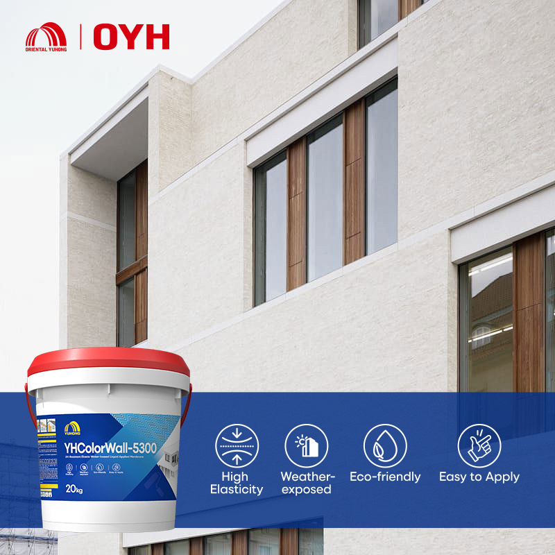 UV-Resistant Elastic Water-based Waterproofing Coating