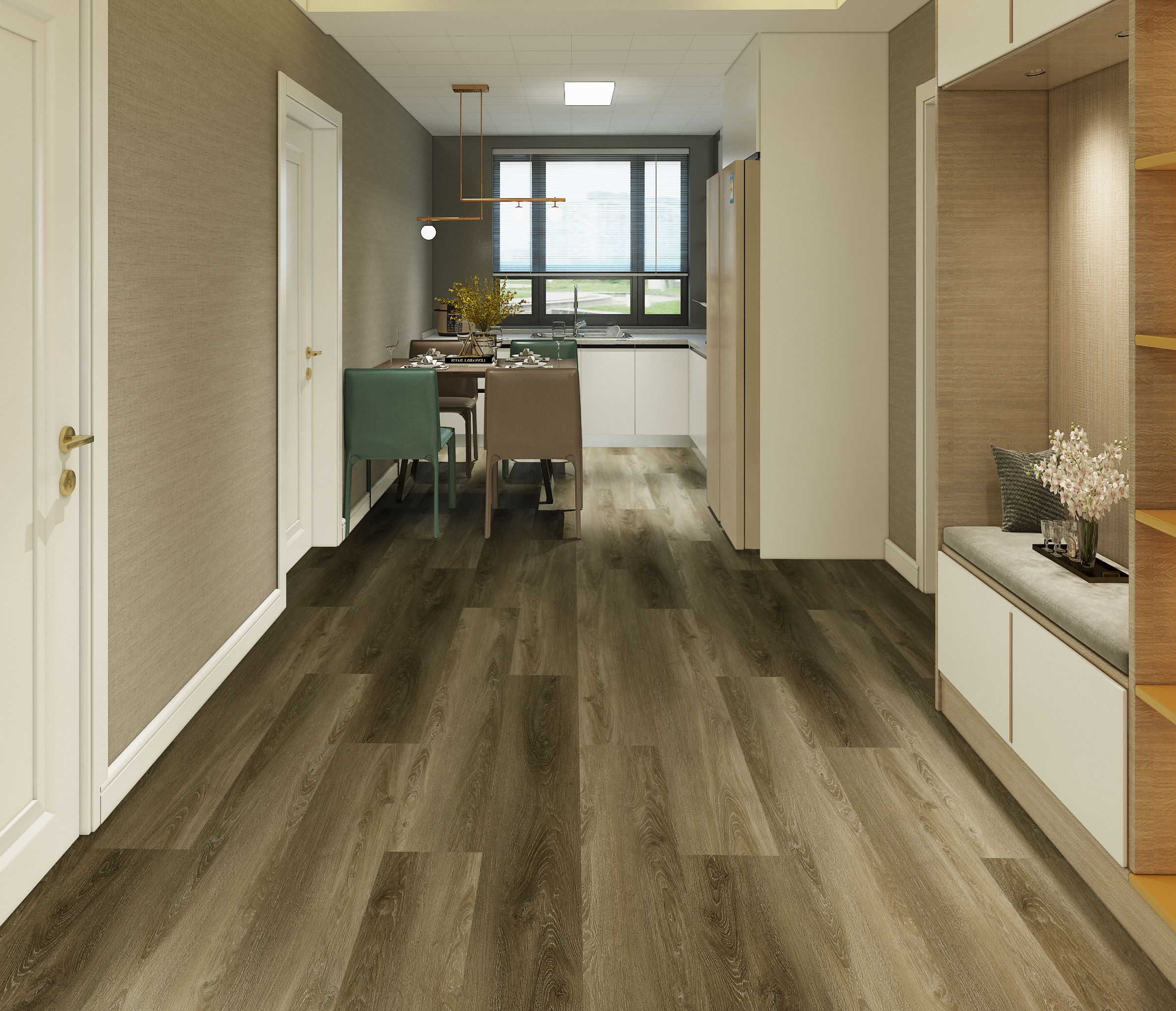 Fireproof and Waterproof Premium WPC Flooring