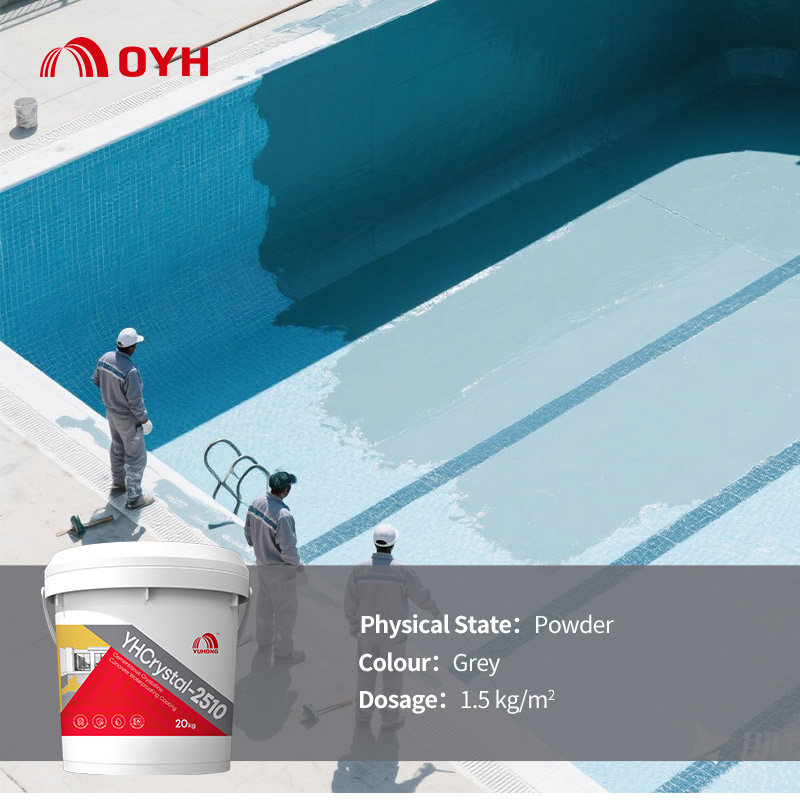 Cementitious Crystalline Concrete Waterproofing Coating