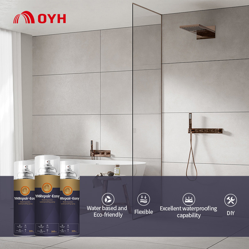 Multi-function waterproofing spray