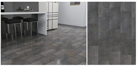 Glueless Loose Lay LVT Flooring Flexible Reusable