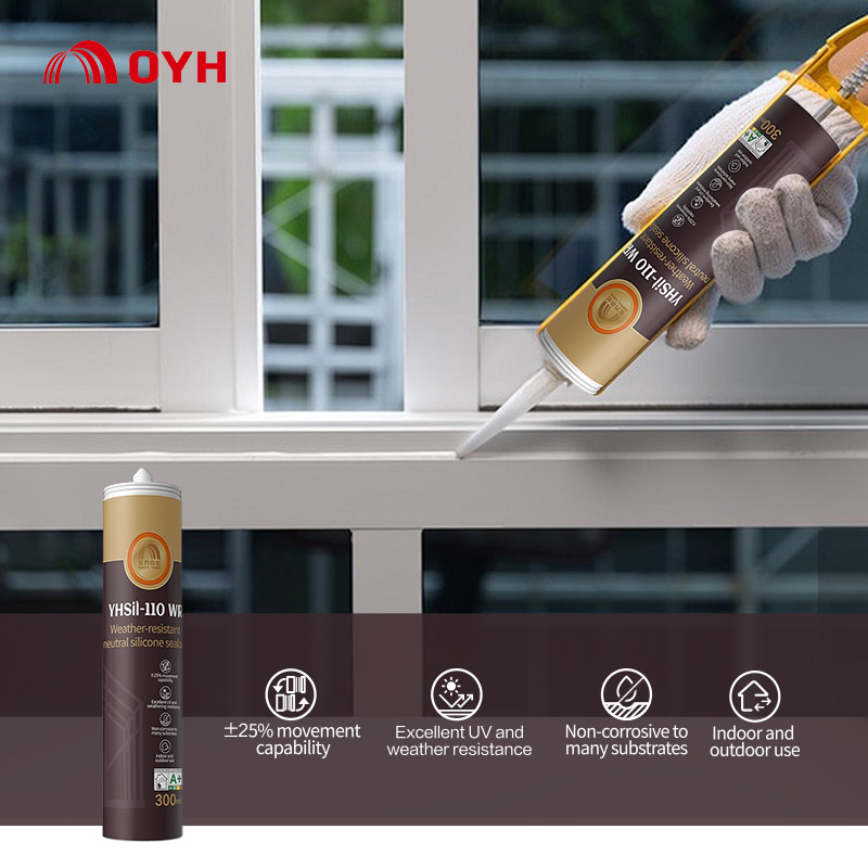 Weather-resistant neutral silicone sealant