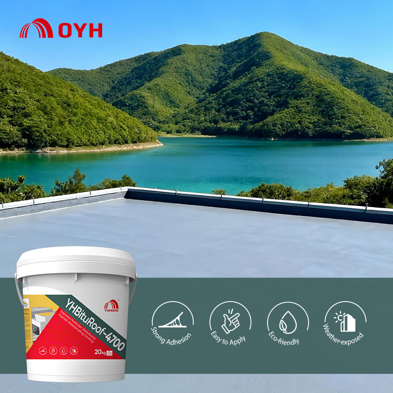 Exposed Multicolor Waterborne Asphalt Waterproofing Coating