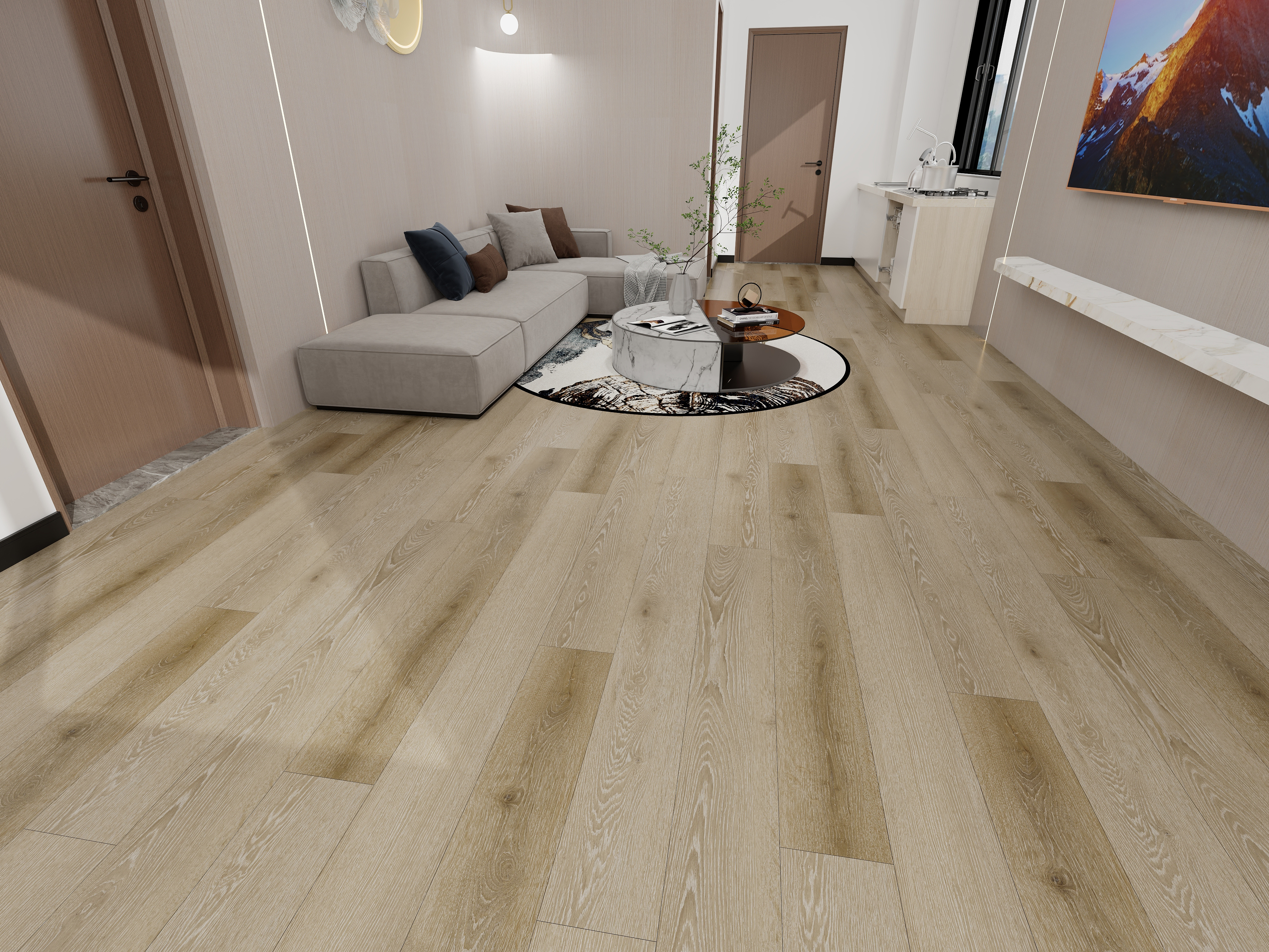 Quiet and Comfortable Eco-Friendly WPC Flooring