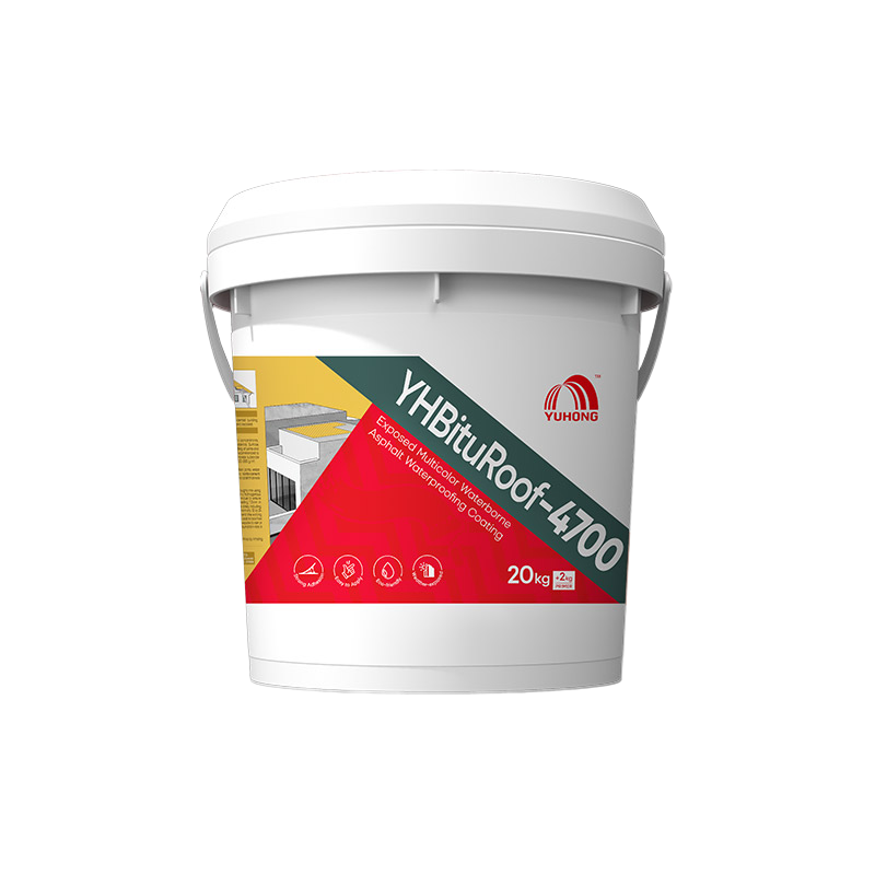 Exposed Multicolor Waterborne Asphalt Waterproofing Coating