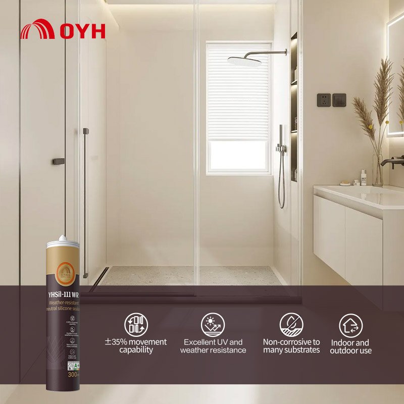 Weather-resistant neutral silicone sealant