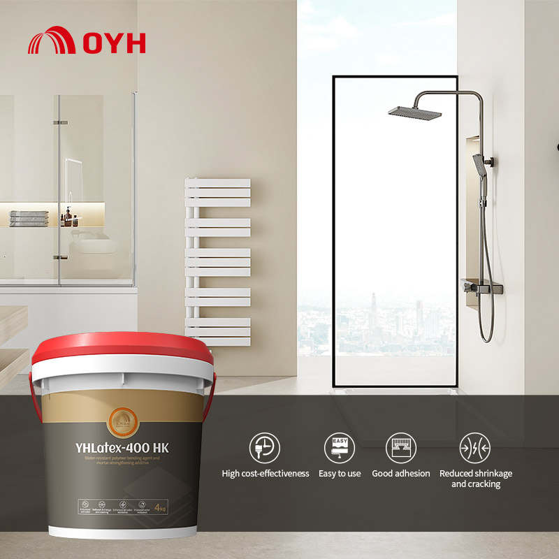 Water-resistant polymer bonding agent and mortar-strengthening additive